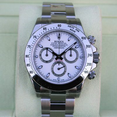Rolex 116264 TURN-O-GRAPH WATCH WHITE DIAL | SD Watches