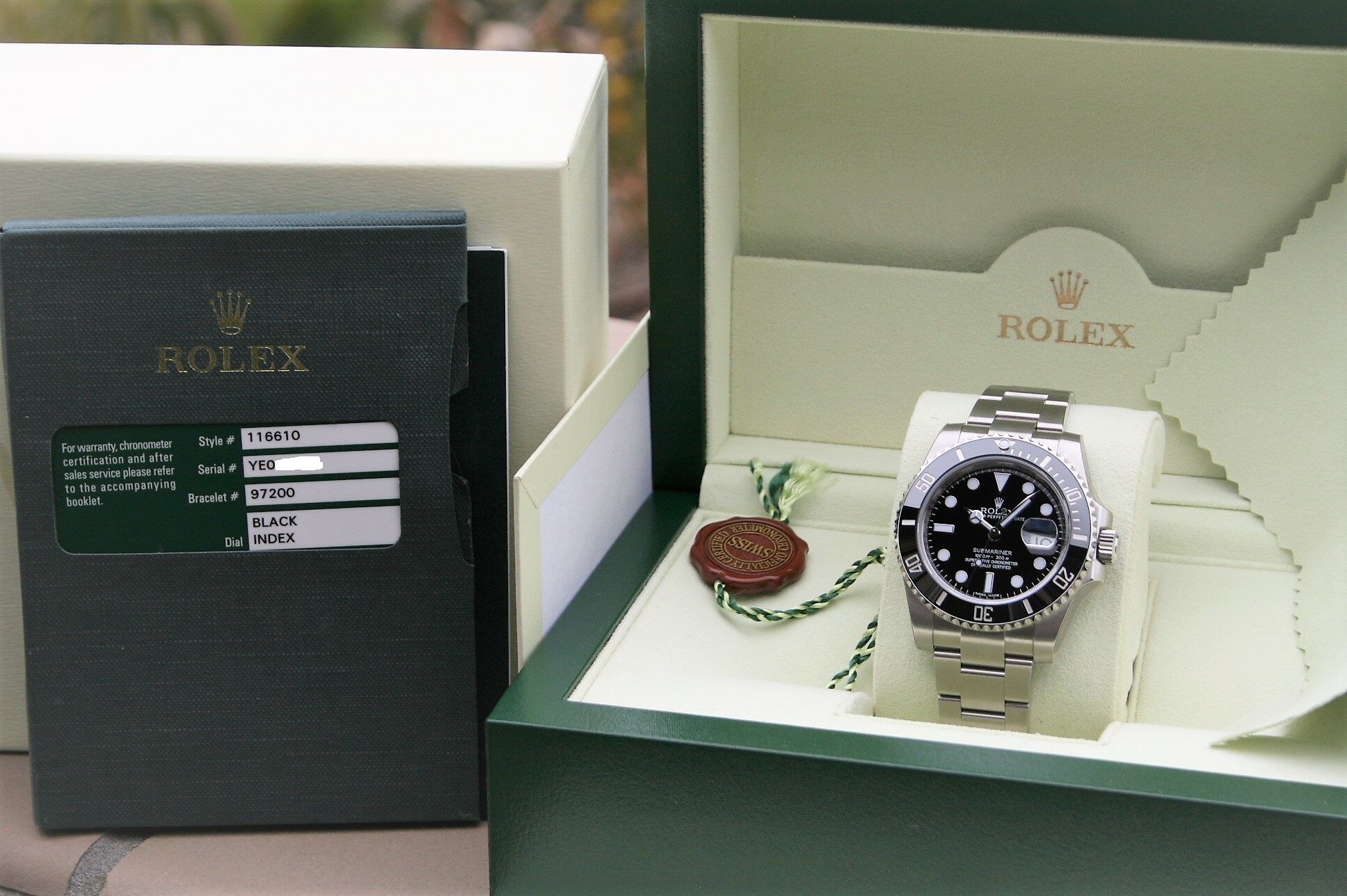 Rolex 116610 Submariner Date Watch NIB