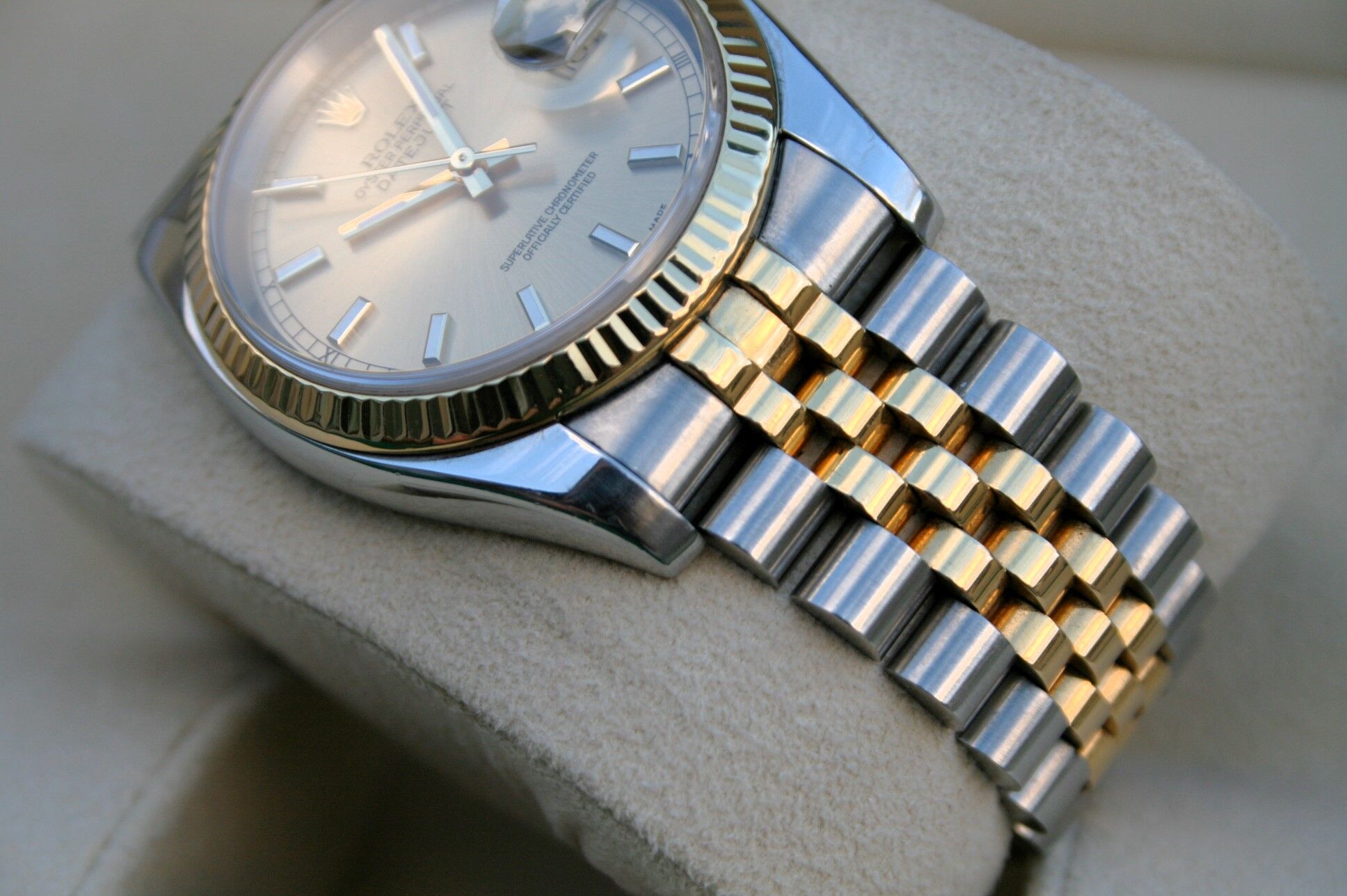 Rolex 116233 Datejust 18K/SS Watch Jubilee