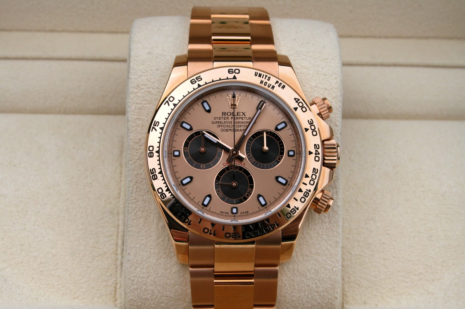 Rolex 116505 Daytona Cosmograph Watch 18K Rose Gold