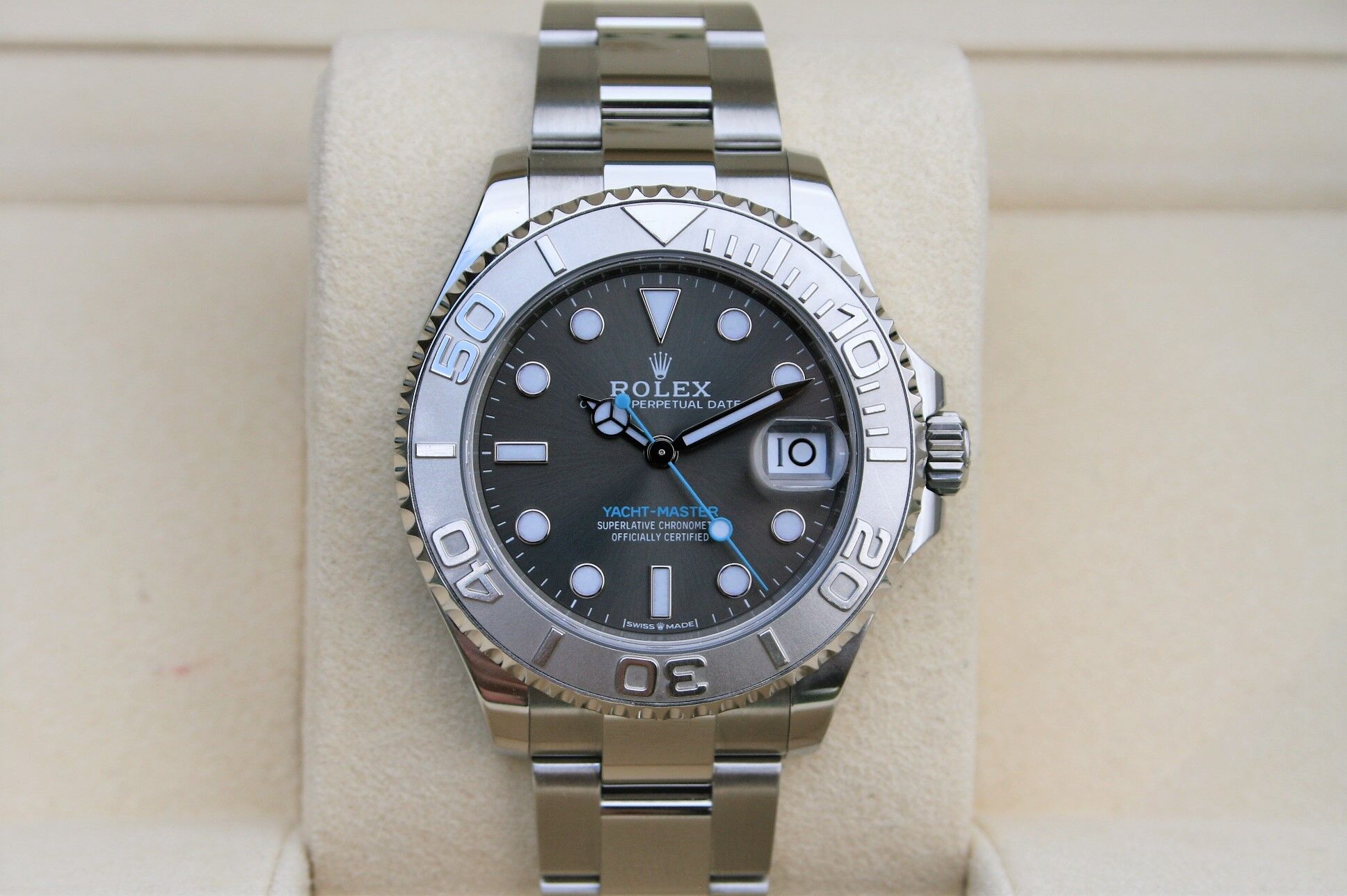 Rolex 268622 Yacht Master 37MM Steel Platinum