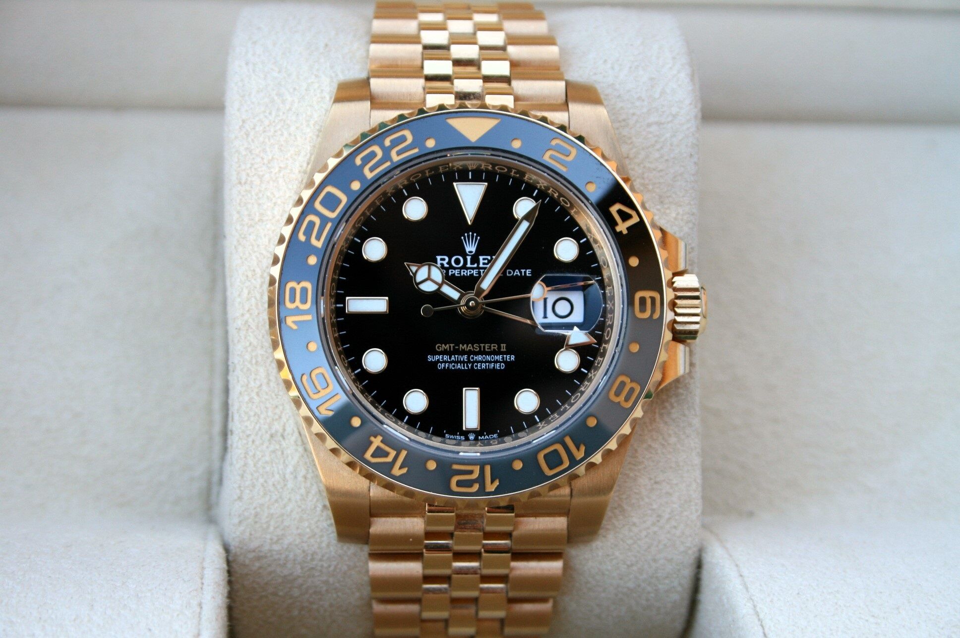 18k gold watch rolex best sale